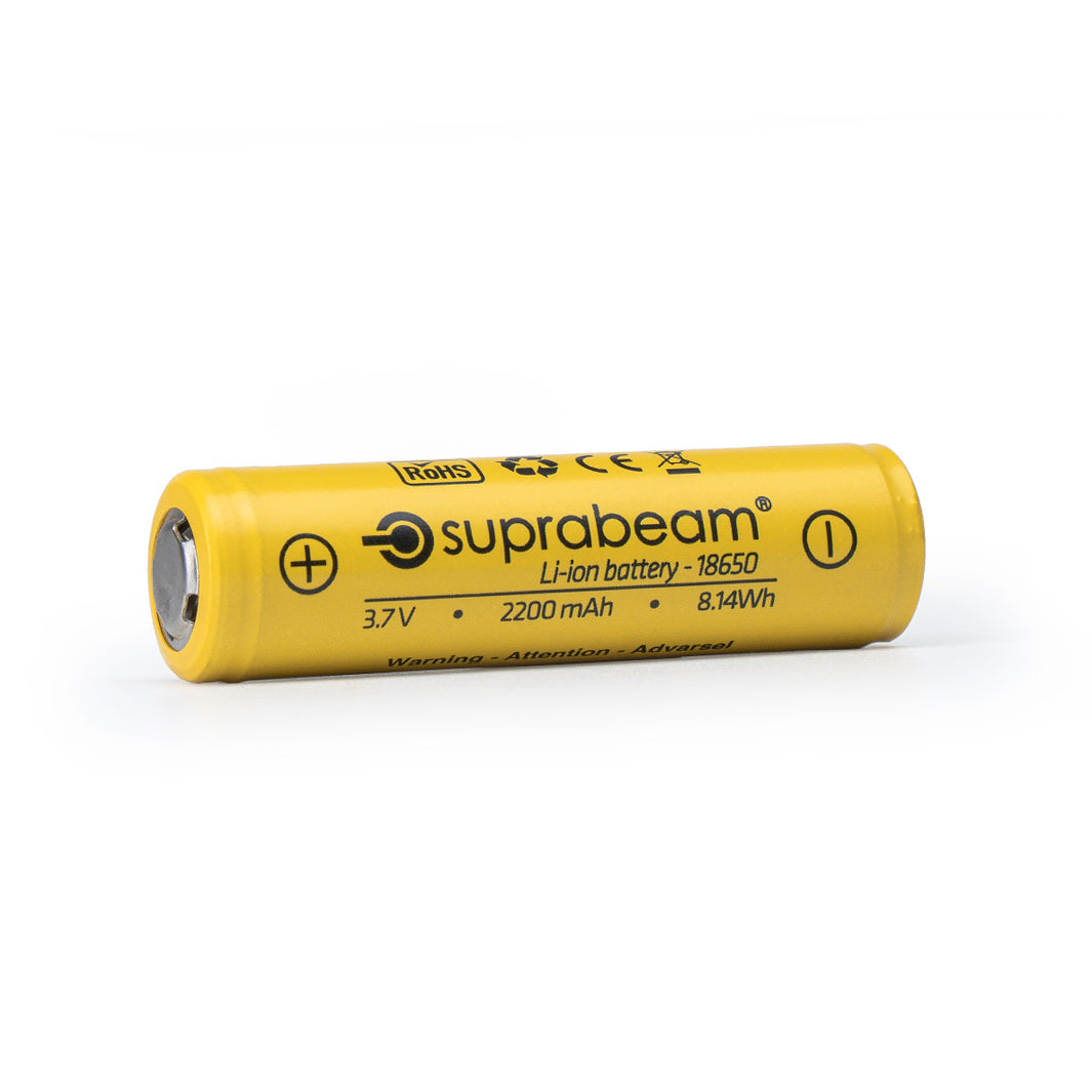 Li-ion 18650 2200mAh Battery (Q4xr) – Suprabeam