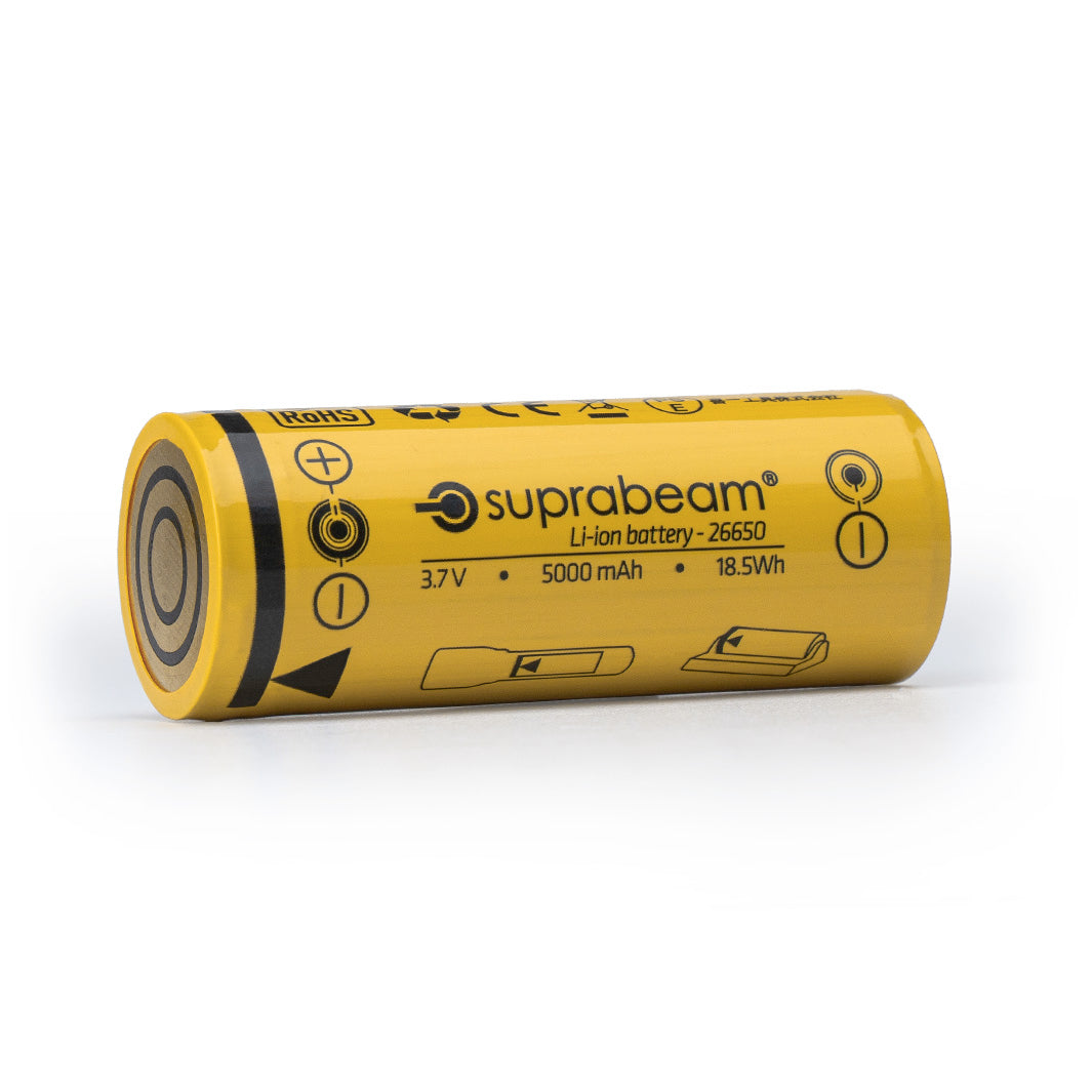 Li-Ion 26650 5000mAh battery (Q7xrs)