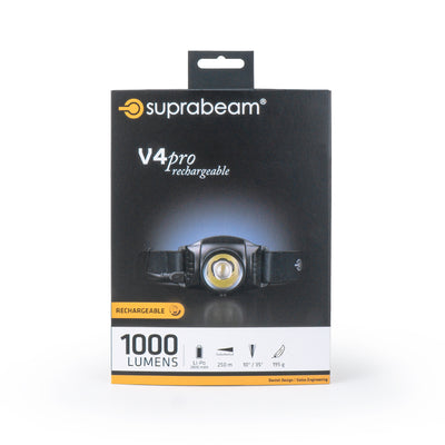 V4pro rechargeable headlamp